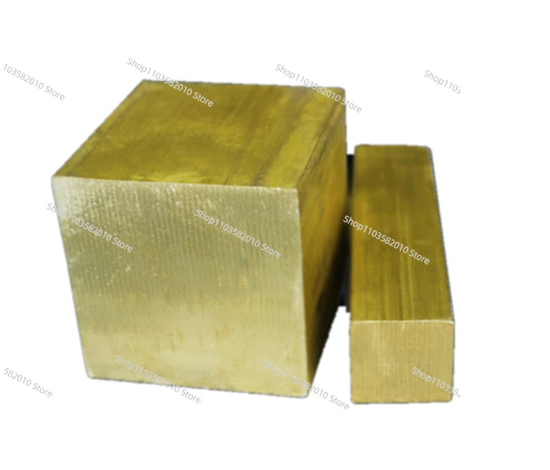 H59 Brass cube 5 x5 x200mm / 12 x12 x200mm / 20 x20 x200mm flat purity copper block / sheet