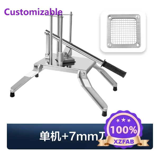 Factory Direct 2026 Potato Cutter for Commercial Use - Slices Potatoes, Cucumbers, and Radishes Push-and-Press
