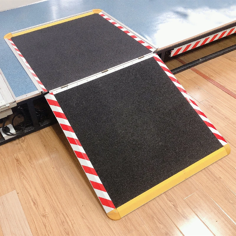 FMWR-N series of low floor ramps for manual ramps with CE handicapped and disabled people
