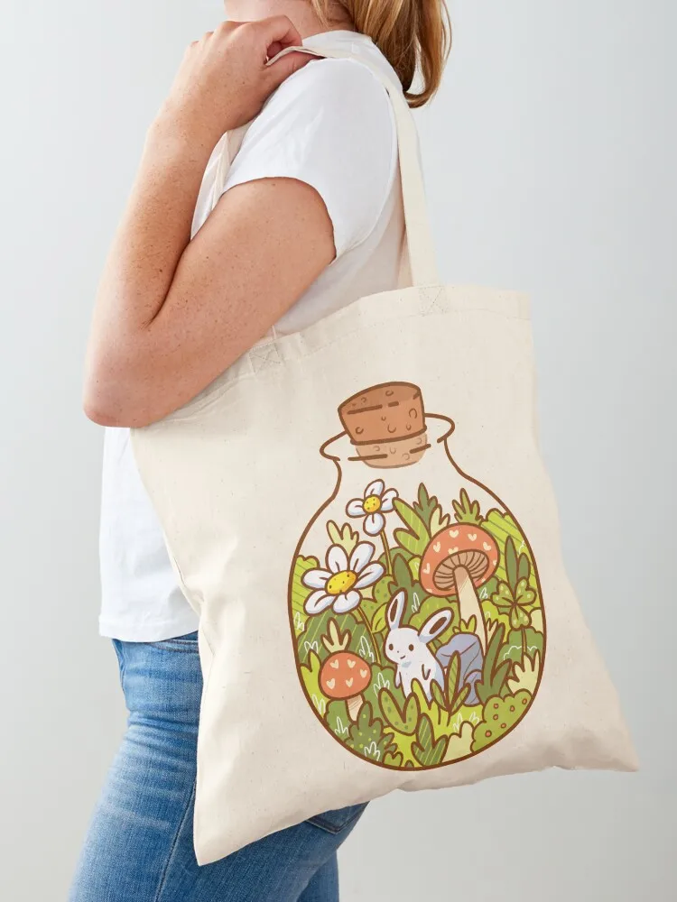 

Bunny in a Bottle Tote Bag bags for women custom bags Gift bag Shopper handbag