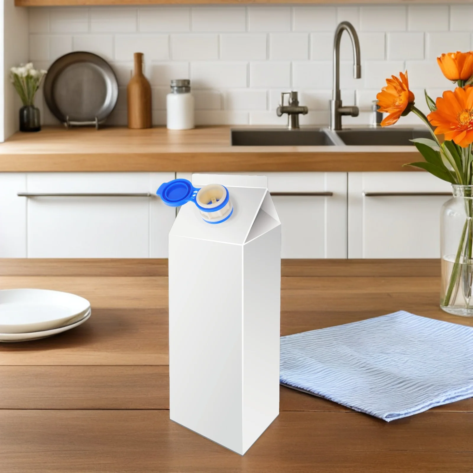 

2pcs Box Drinks Diverter Reusable Juice Milk Spout Easy Pour Dispenser Kitchen Gadgets Home Supplies Party Supplies Beverage