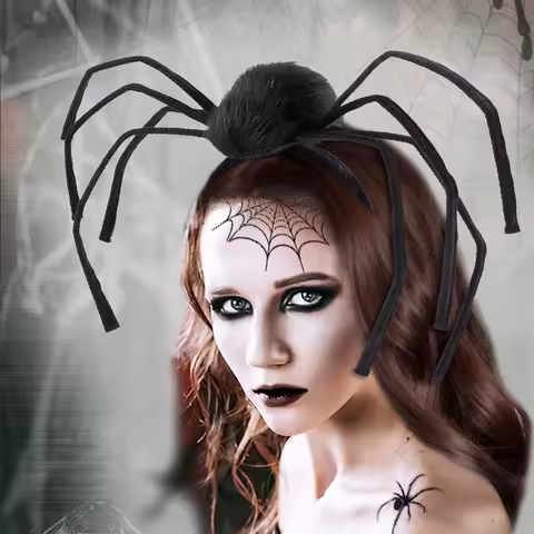 Halloween Headwear Funny Hairbands Ghost Festival Cosplay Accessories Spider Queen Hair Buckles Makeup Dance Party Props