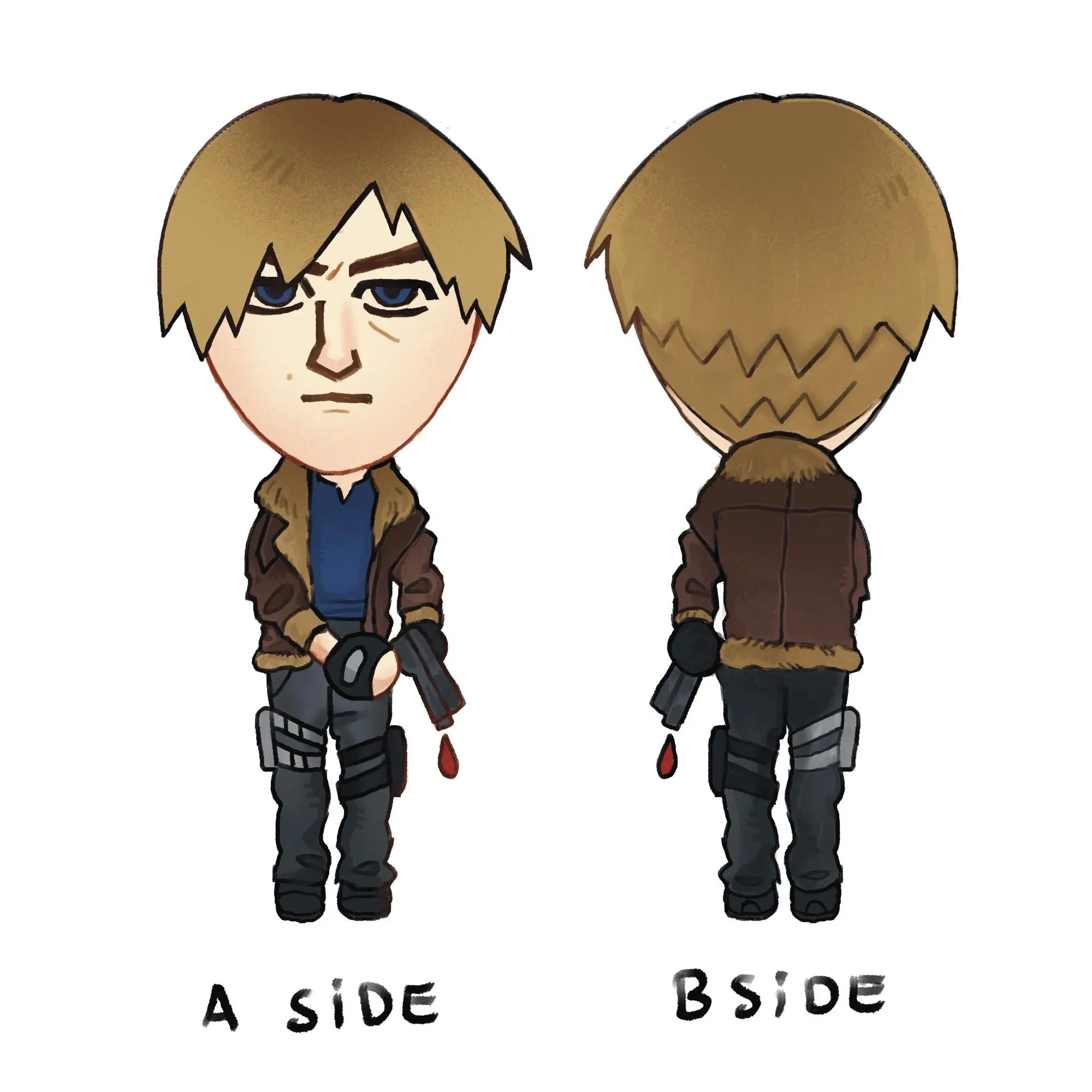 Leon S. Kennedy Keychain/charm phone Resident Evil 4