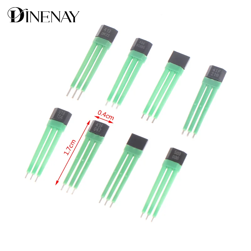 10Pcs Electric Car Hall Sensor OH413/41F/503/3144/44E/49E/43F/U18 Hall Element For E-bike Skateboard Electromobile Hall Chip