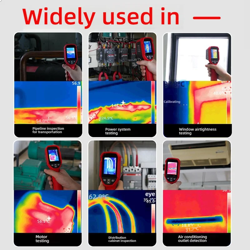 UNI-T UTi120S UTi160S UTi260B Infrared Thermal Imager PCB Circuit Industrial Testing Floor Heating Tube Testing Thermal Camera view 2