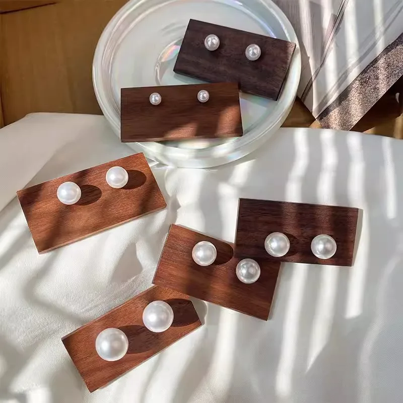 أقراط اللؤلؤ الموضة أقراط اللؤلؤ الخالدة S925 أقراط إبرة الفضة الحد الأدنى للمناسبات الرسمية هدايا للنساء #4