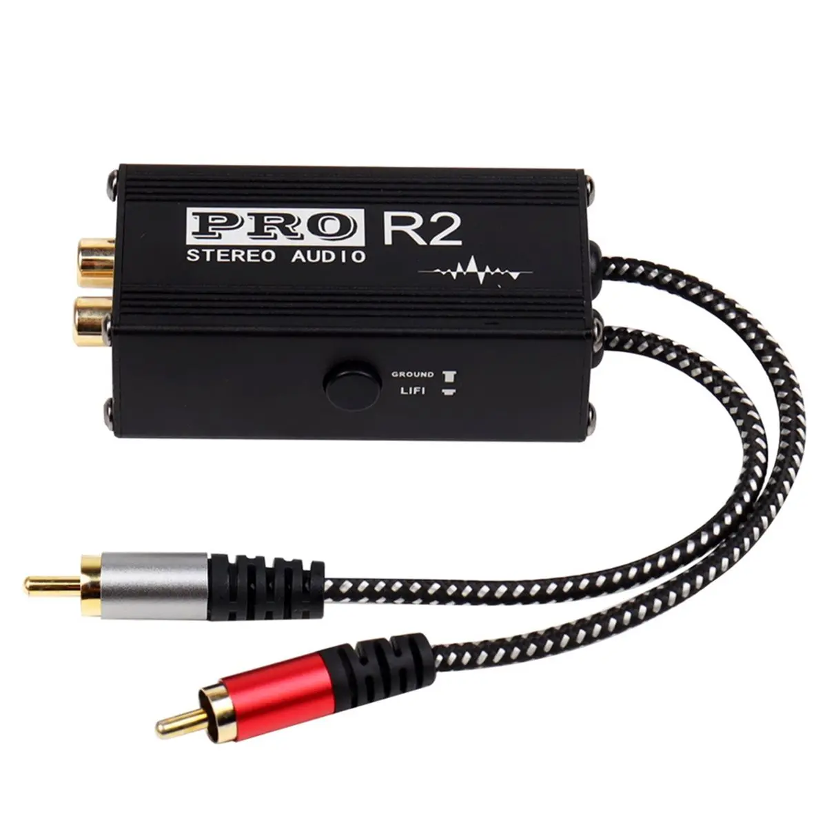 ~CLEARANCE A 2-Channel Audio Isolator AV Connector Audio Isolator Audio Current Hum Suppressor 600Ω 20Hz-20KHz