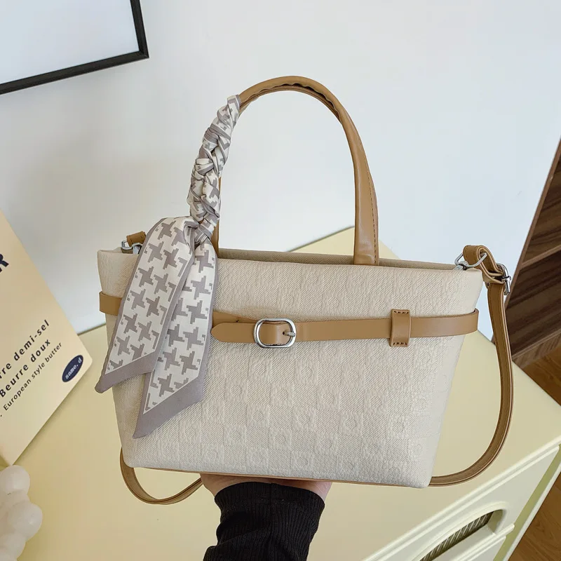 

Винтажная большая сумка 2025 года, роскошная женская сумка через плечо, просторная сумка через плечо, модная сумка «день-ночь», универсальная пригородная сумка ​