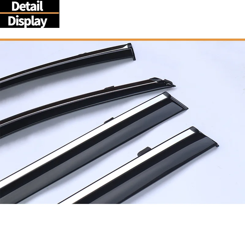 For Nissan Elgrand Rain Barrier Window Eyebrow Deflector Wind & Rain Deflectors No-Drill Design