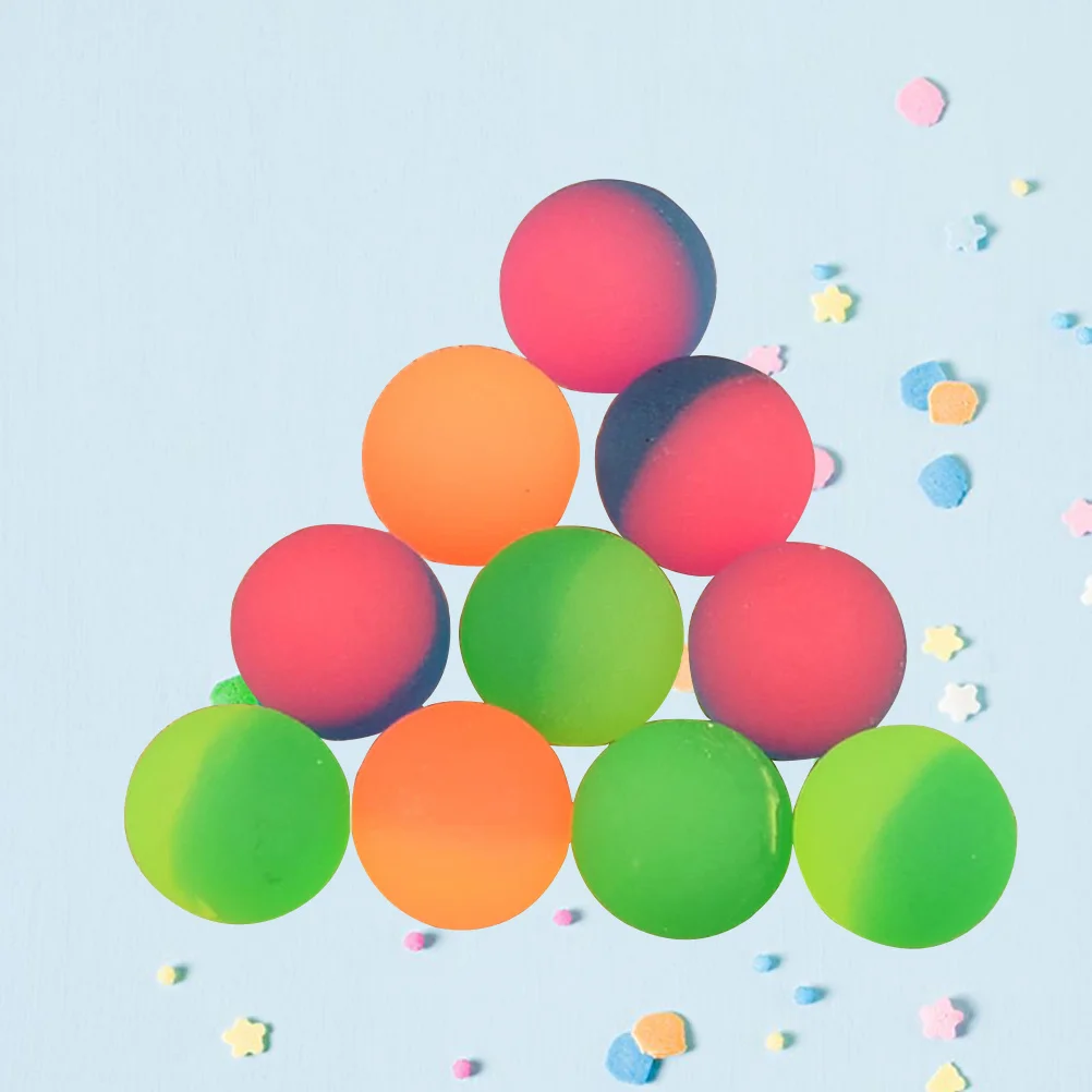 24 stuks 32 mm stuiterbal premium elastisch springen voor kinderen hoge stuiter lichtgewicht drijvend water spelen buitenactiviteit kunststof