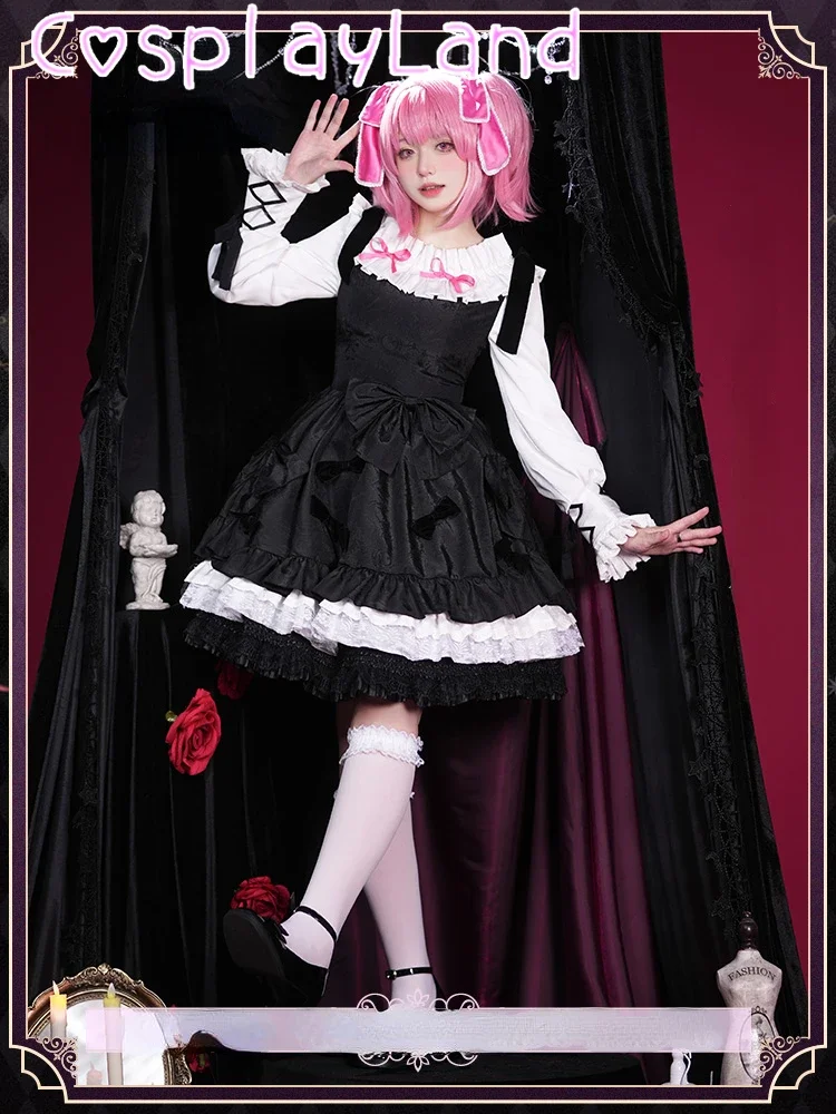 

Kaname Madoka Cosplay Anime Puella Magi Madoka Magica Cosplay Women Cute Lolita Dress Halloween Costume Fancy Fashion Dress