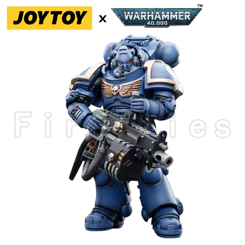 Figura de acción JOYTOY 1/18 (3 unids/set) juguete modelo de Anime de intercesor pesado de 40K