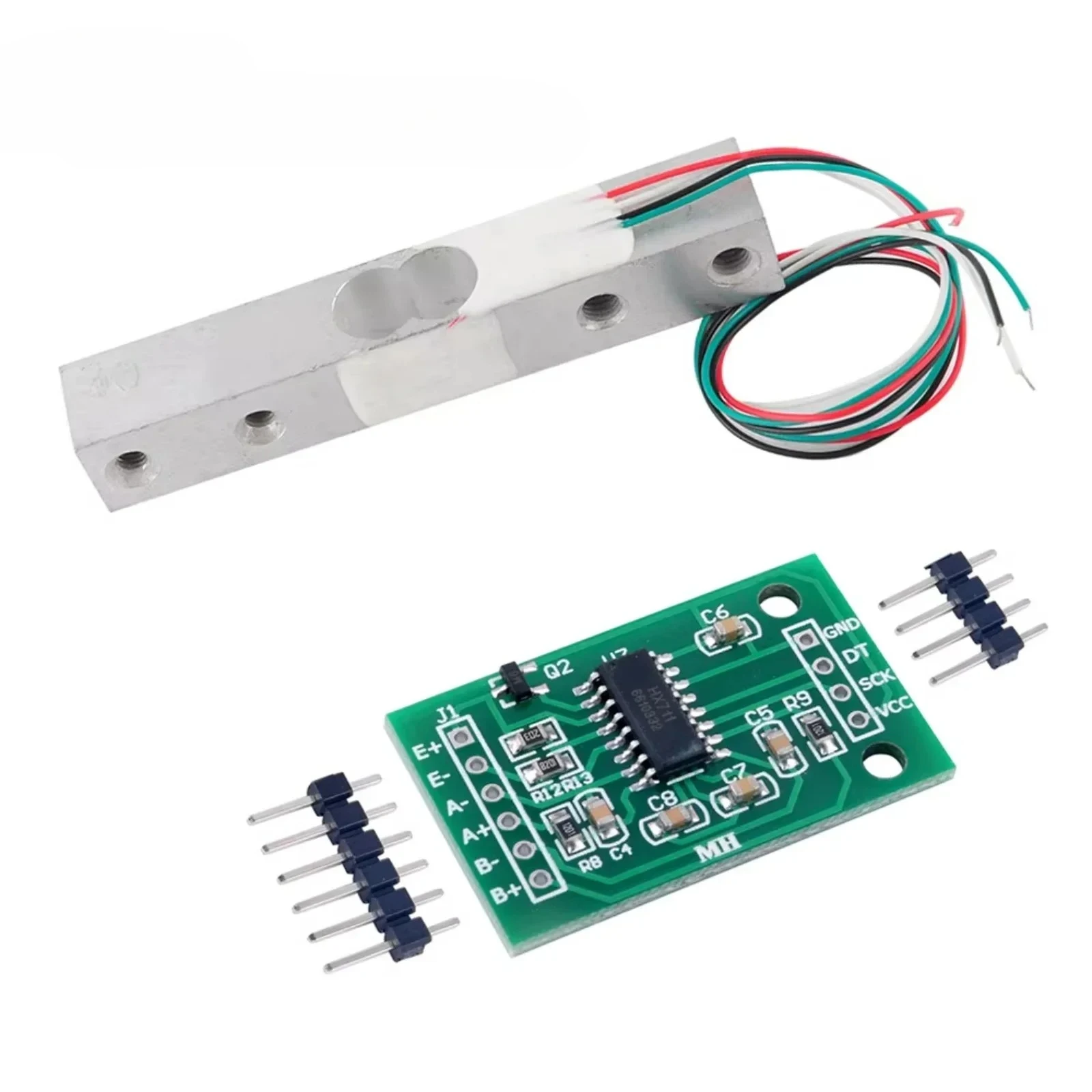 Load Cell Weight Sensor 1KG 2KG 3KG 5KG 10KG 20KG HX711 AD Module Aluminum Alloy Weighing Pressure Sensor Electronic Scale