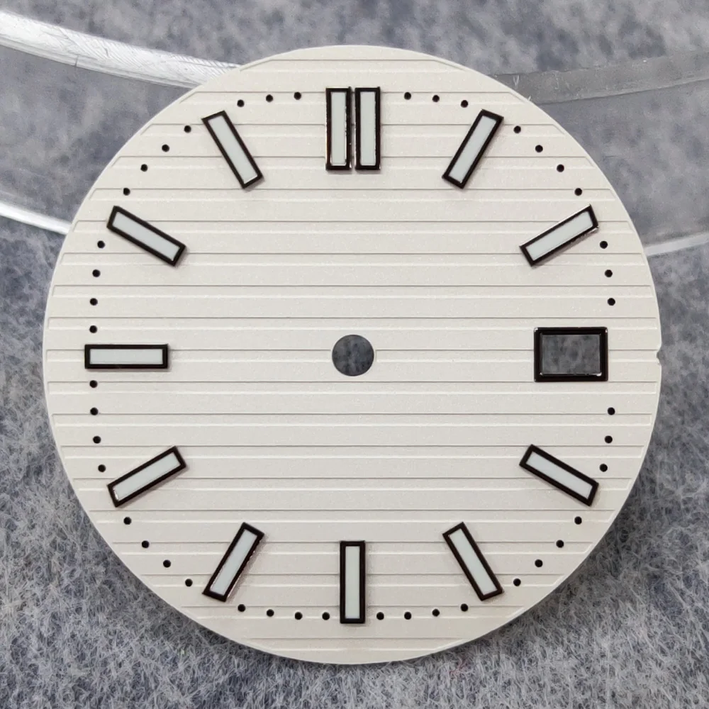 NH35 نوتيلوس الطلب جودة عالية شعار مخصص NH35 اكسسوارات الأخضر مضيئة ساعة إصلاح لحركات NH35 NH36 #3