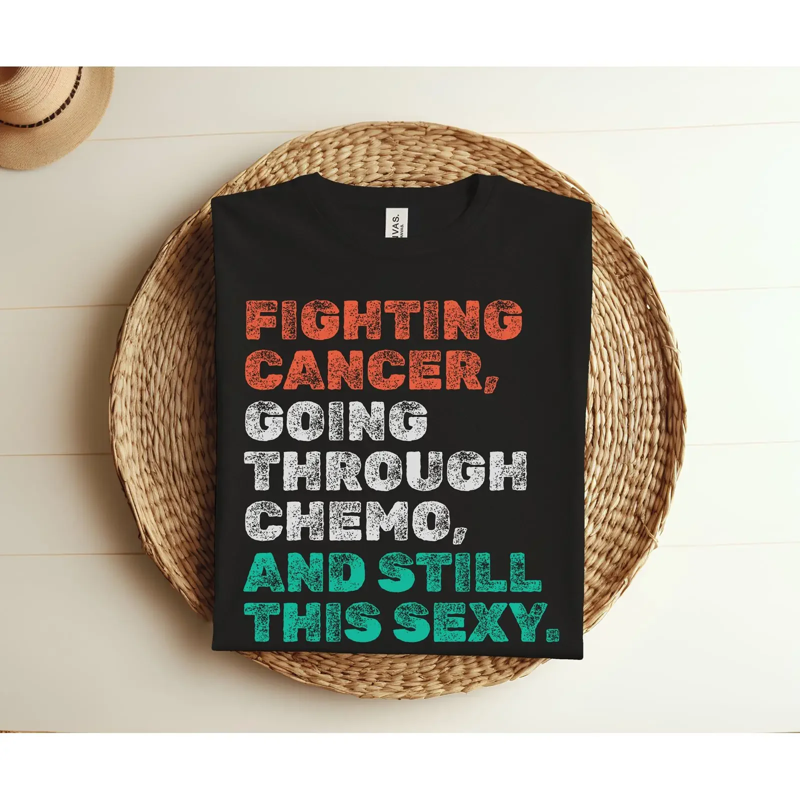Fighting Cancer Going Through Chemo Still Sexy T Shirt Awareness Encouragement for Fighter Survivor vintage Washed Comfortable