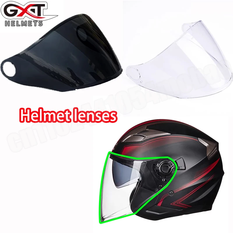 

Motorcycle Helmet Lens GXT708 Electric Car Half Helmet Replacement Lens Helmet Accessories