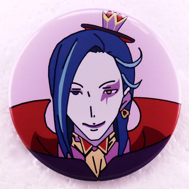 Re:Zero Roswaal L Mathers Button Badge Anime Role Pinback Brooch Pins