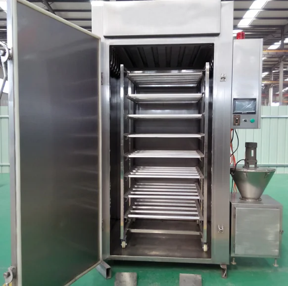 Industrial Electric Smokehouses for Chicken, Duck, Fish, and Other Food Products Are Suitable for Meat, Sausages, Catfish