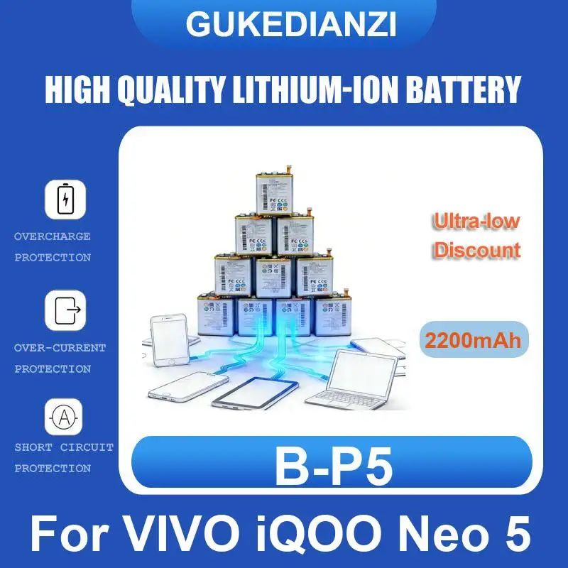 Battery For VIVO X27 Pro 128G V21 5G S9 X60 Y35 Plus Y35+ Y27 IQOO Z6 V1963A X Fold 2 V2178a Neo 5 Y77 7 7SE 9 9Pro Note Z7