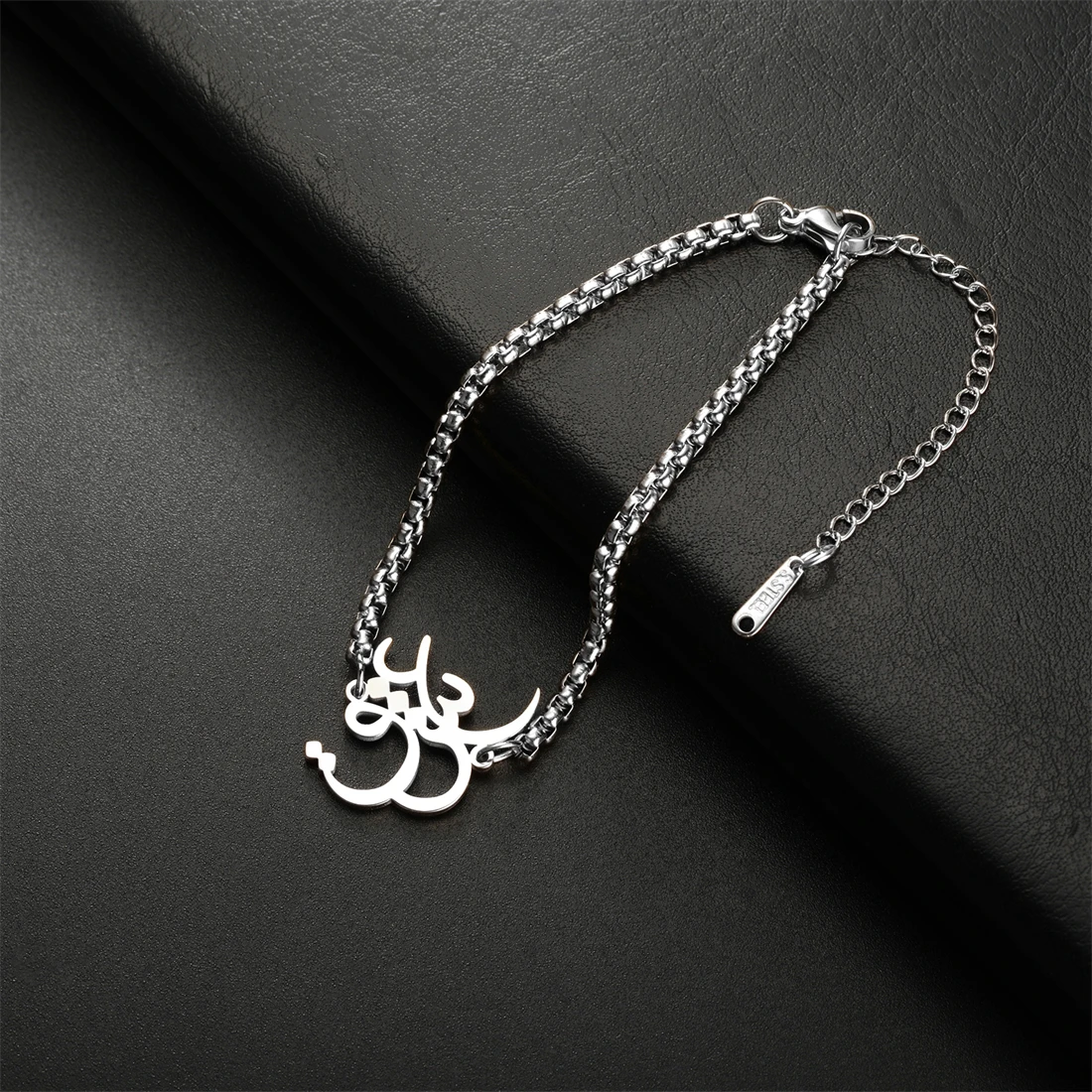 1pc Iranian Persian Calligraphy Bracelet Stainless Steel Classic Iran Farsi Poem Bracelet for Women Jewelry Gift Wholesale
