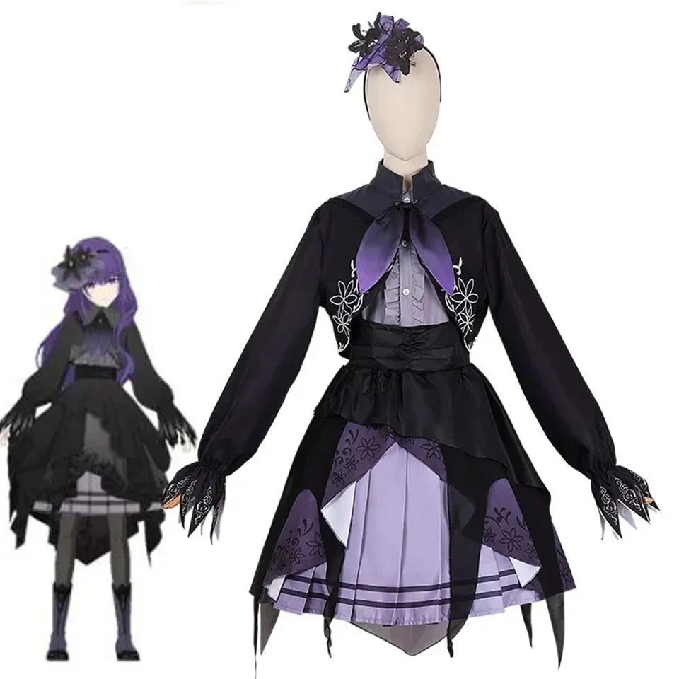Asahina Mafuyu Cosplay Anime Projekt Sekai Bunte Bühne Lolita Kleid Halloween Party Outfits für Frauen