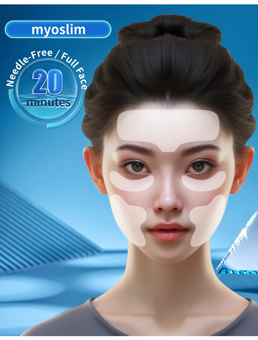 

Профессиональный MYOSILM подтяжка лица, плотный RF-стимулятор для моделирования лица, стимулятор мышц с CE Rohs