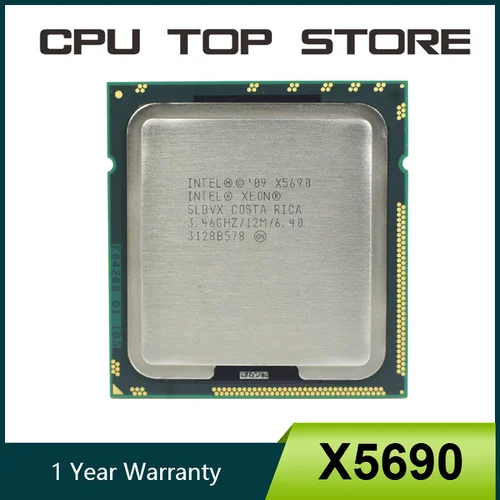 Procesador Intel Xeon X5690 3,4 GHz Socket LGA 1366 CPU 6 núcleos 12 hilos 130W
