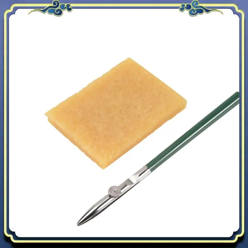 قلم حبر فني محمول مكون من 6 قطع (3 أحجام) قلم سائل إخفاء وممحاة بقايا الغراء، مجموعة أقلام حبر مسطرة لرسم فن التركيب