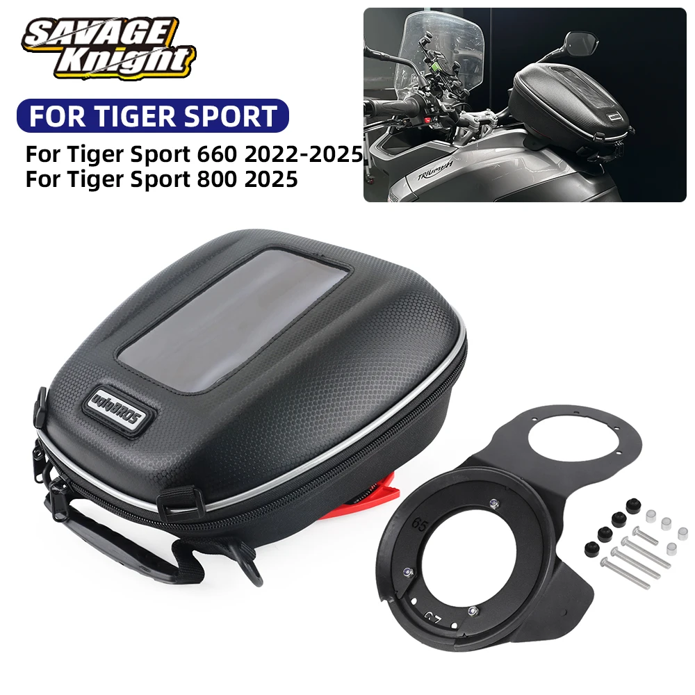 

2025 For Tiger Sport 660 Tanklock Adapter Tank Bags Storage Luggage Bags Tiger Sport 800 Backpack Saddlebag Suitcase Tool Bag