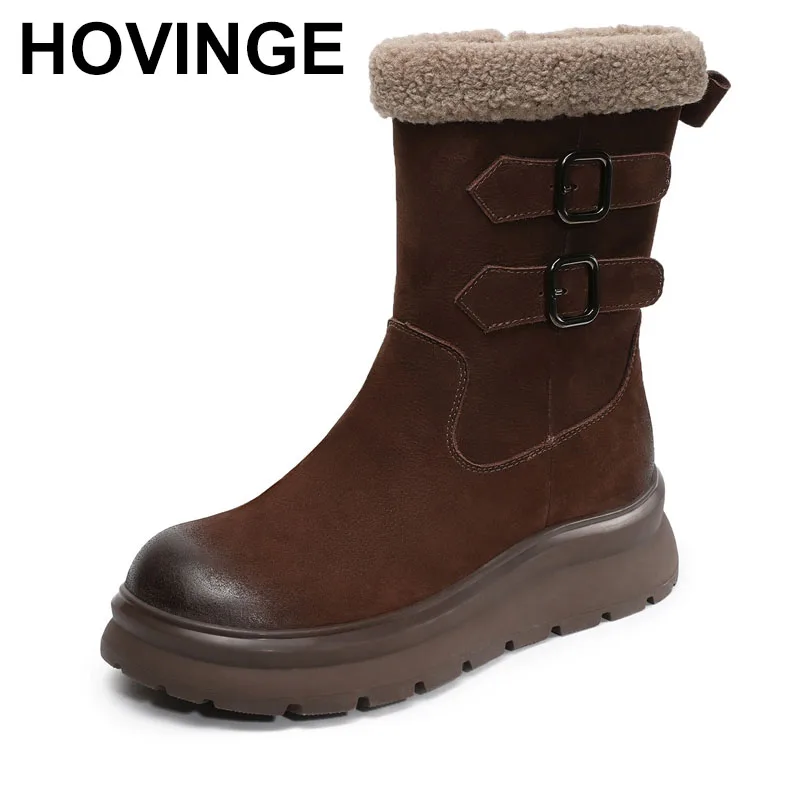 

Western Cowboy Boots Women Vintage New Genuine Leather Knight Boots Women Square Toe High Boots Buckle