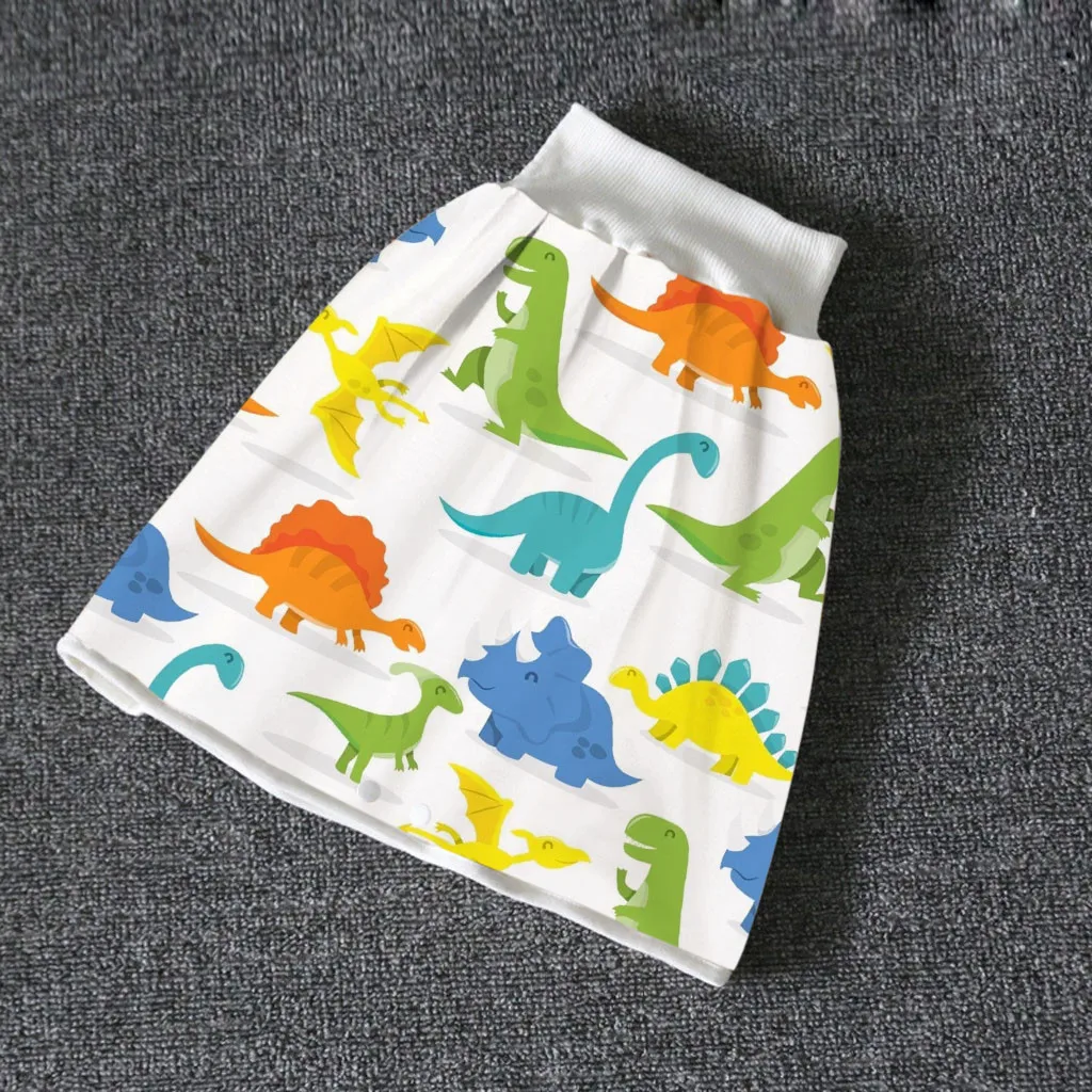 2024 Summer Dress comodo riutilizzabile gonna per pannolini per bambini pantaloncini 2 In 1 gonna da allenamento per ragazze dei ragazzi Roupa Infantil Menina