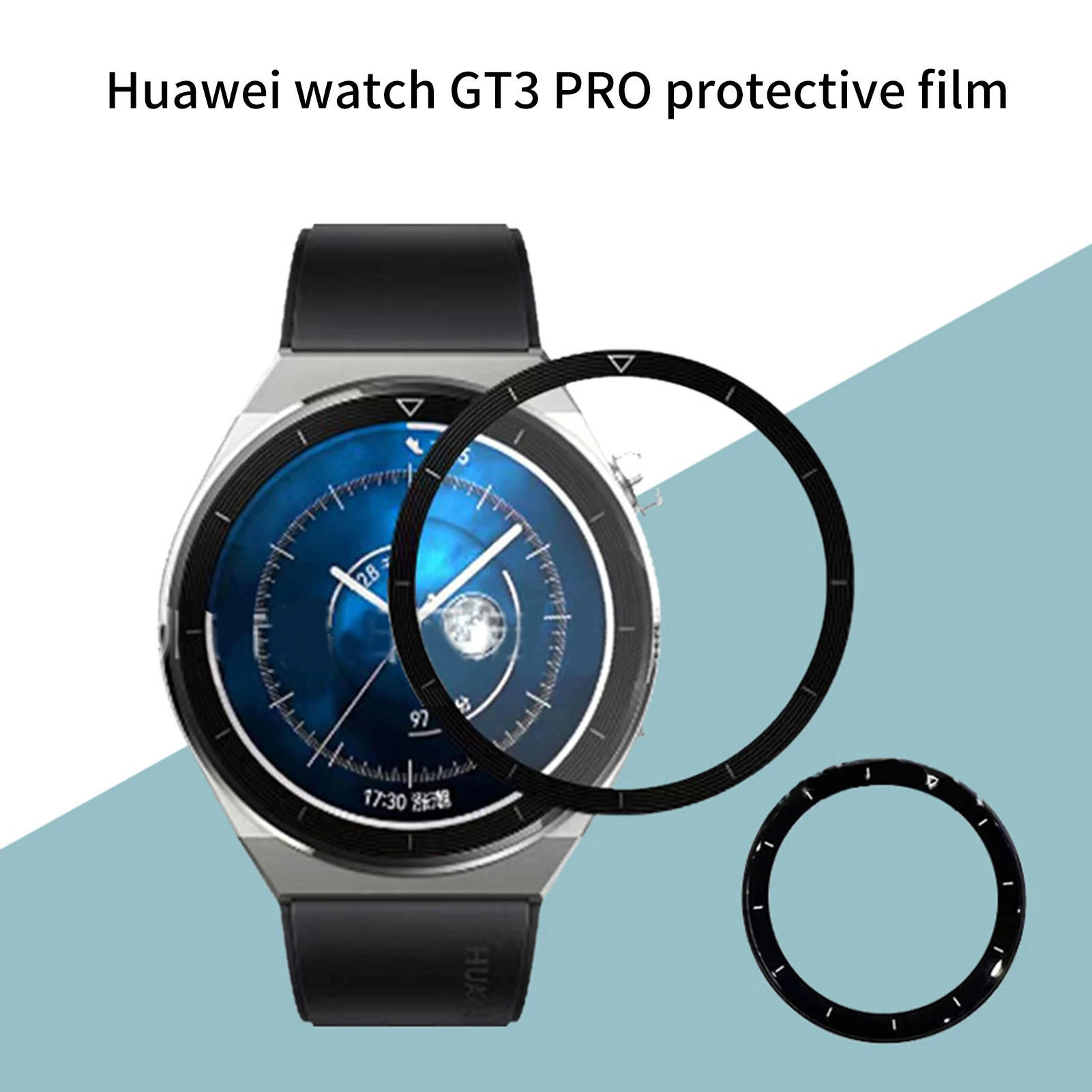 Screen Protector Cover For Huawei WatchGT3/GT3Pro 43mm 46mm Smart Watch HD Soft Glass Curved Protective Film Accessories