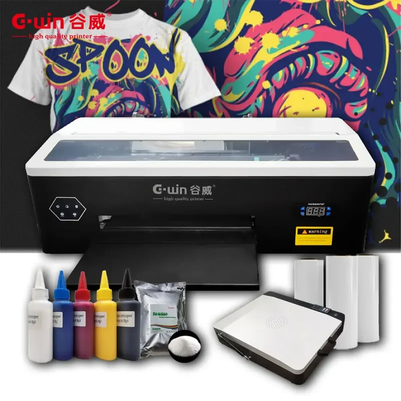 Impresora restaurada Gwin para uso doméstico, máquina de impresión DTF A3, impresora DTF 13X19 para impresión de camisetas G300