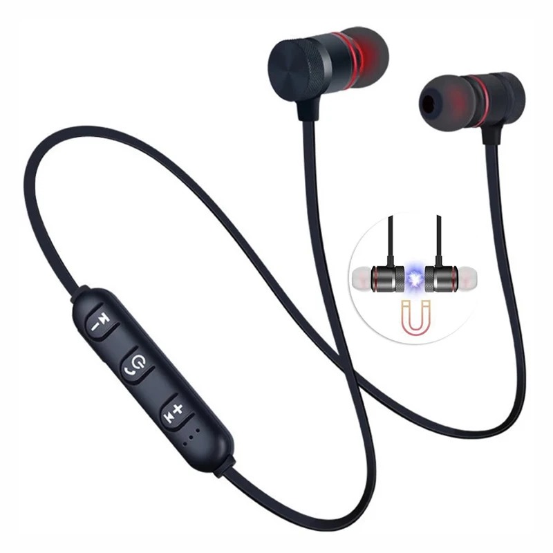 XT-6 Sports Wireless Earbuds Headphone Bluetooth-compatible Earphone Music Handsfree Earbuds Headset With Mic For All Smartphone