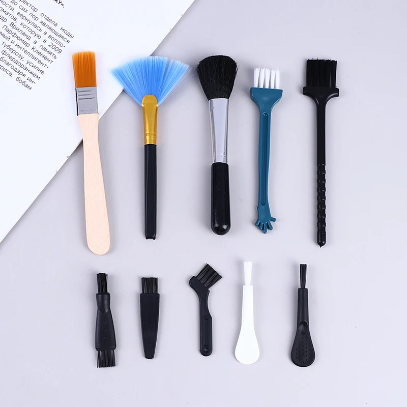 

10Pcs PC Laptop Keyboard Cleaning Tools Brush Kit Small Tools Car Phone Dust Brushes Dust Cleaner Accessories