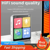 Reproductor de MP3 Bluetooth 5,0 pantalla completamente táctil Walkman para estudiantes reproductor de música deportivo Hifi reproductor de vídeo Mp4 altavoz incorporado con libro electrónico