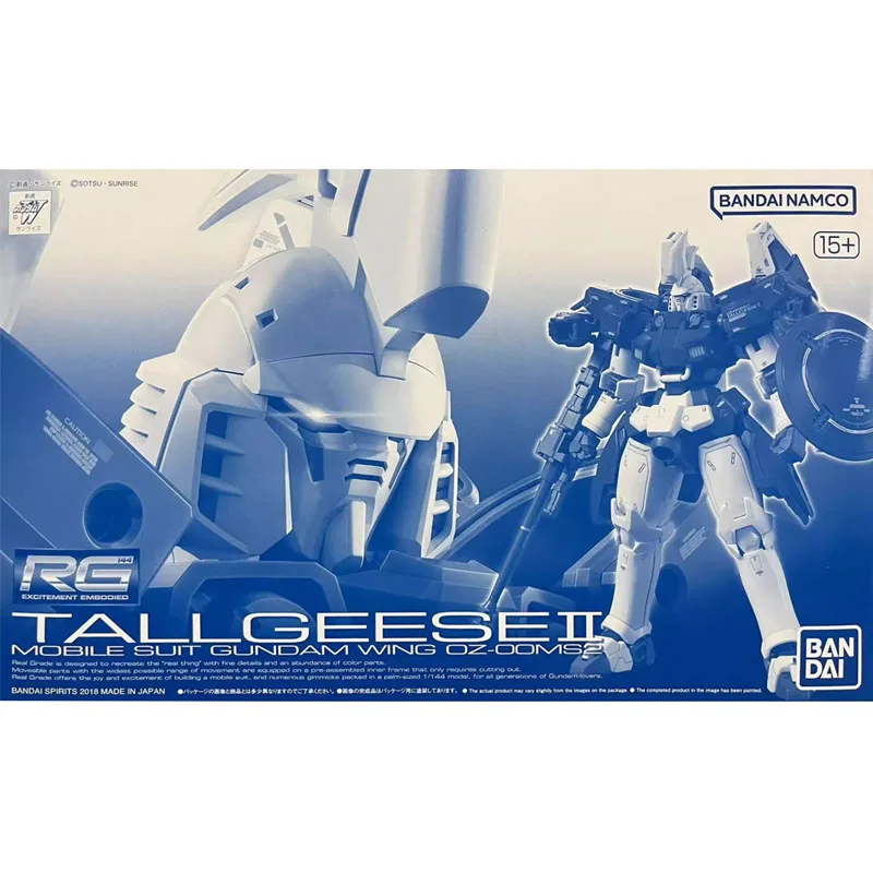 Bandai Original RG 1/144 TallgeeseIIOZ-00MS2 Gundam W Anime PB Montage Modell kit Action Figur Spielzeug Für Kinder Sammeln Geschenk
