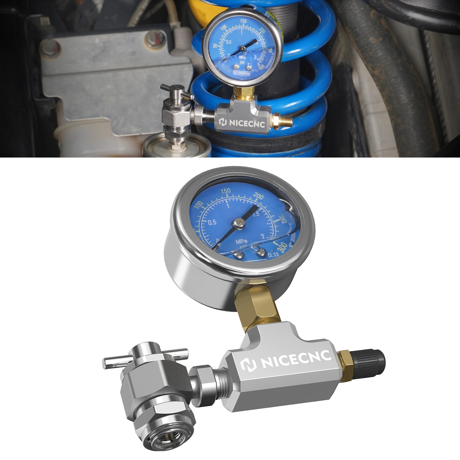 

.305-32 8V1 300psi ATV UTV Nitrogen Filling Tool for Yamaha YFZ Raptor 700 Polaris RZR CanAm Maverick X3 Honda Suzuki Kawasaki