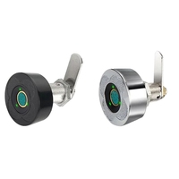 T81C Smart Fingerprint Drawer Lock - Electronic Double Door Cabinet Security Suitable For Wardrobes Shoe Cabinets Mailboxes