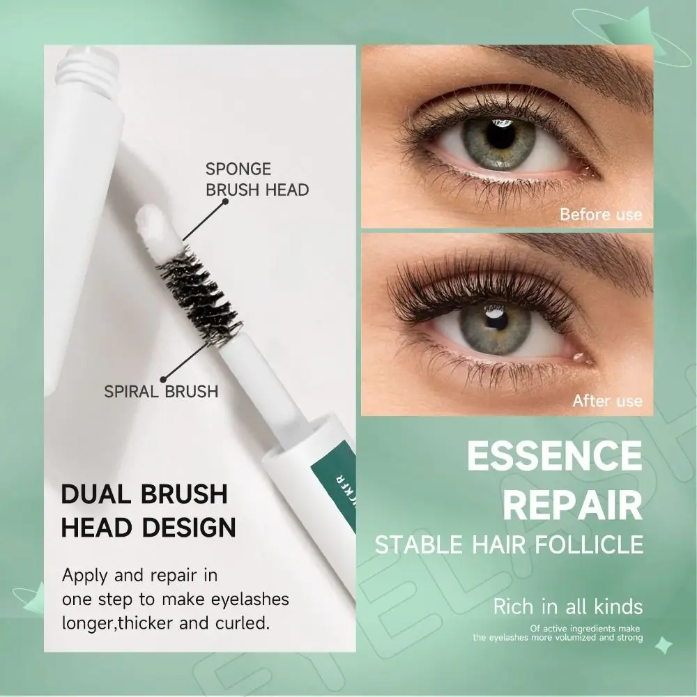 Bushy Eyelash Growth Serum Portable Fast 7 Days Natural Eyebrow Growth Oil Thicker Longer Eyelash Enhancer Eyelash Care