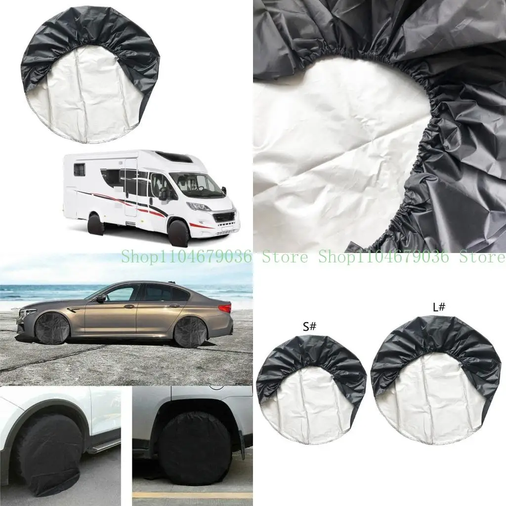 

652F Car Spare Tire Protective Cover Waterproof Dustproof Wheel Case Universal