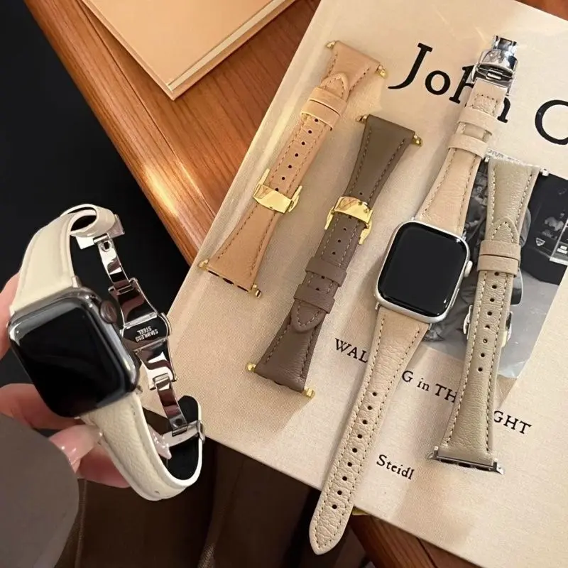 

Fine genuine sheepskin compatible iWatch strap 38mm 40mm 41mm 42mm 44mm 45mm 49mm fashionable strap
