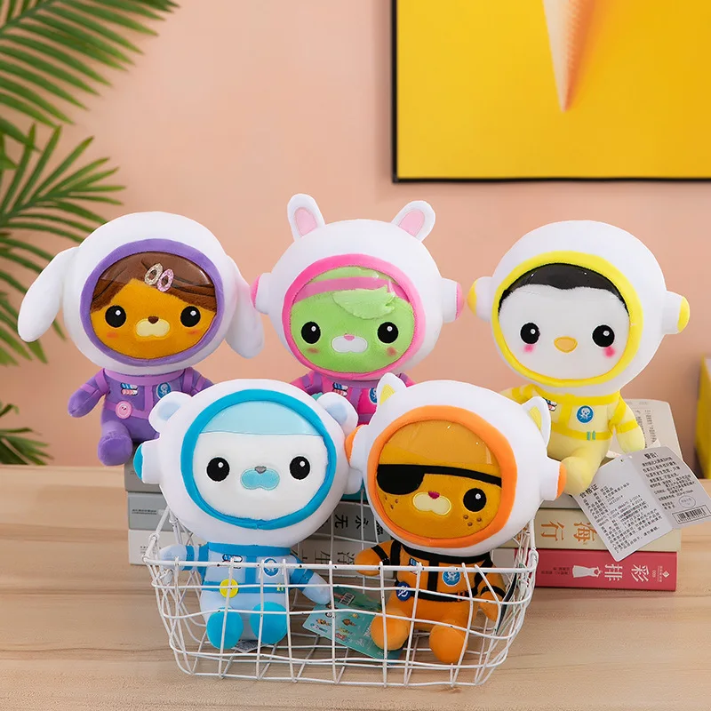 22Cm Original Octonauts Plush Barnacle Peso Penguin Shellington Dashi Anime Plush Stuffed Home Decor Kids Birthday Gift