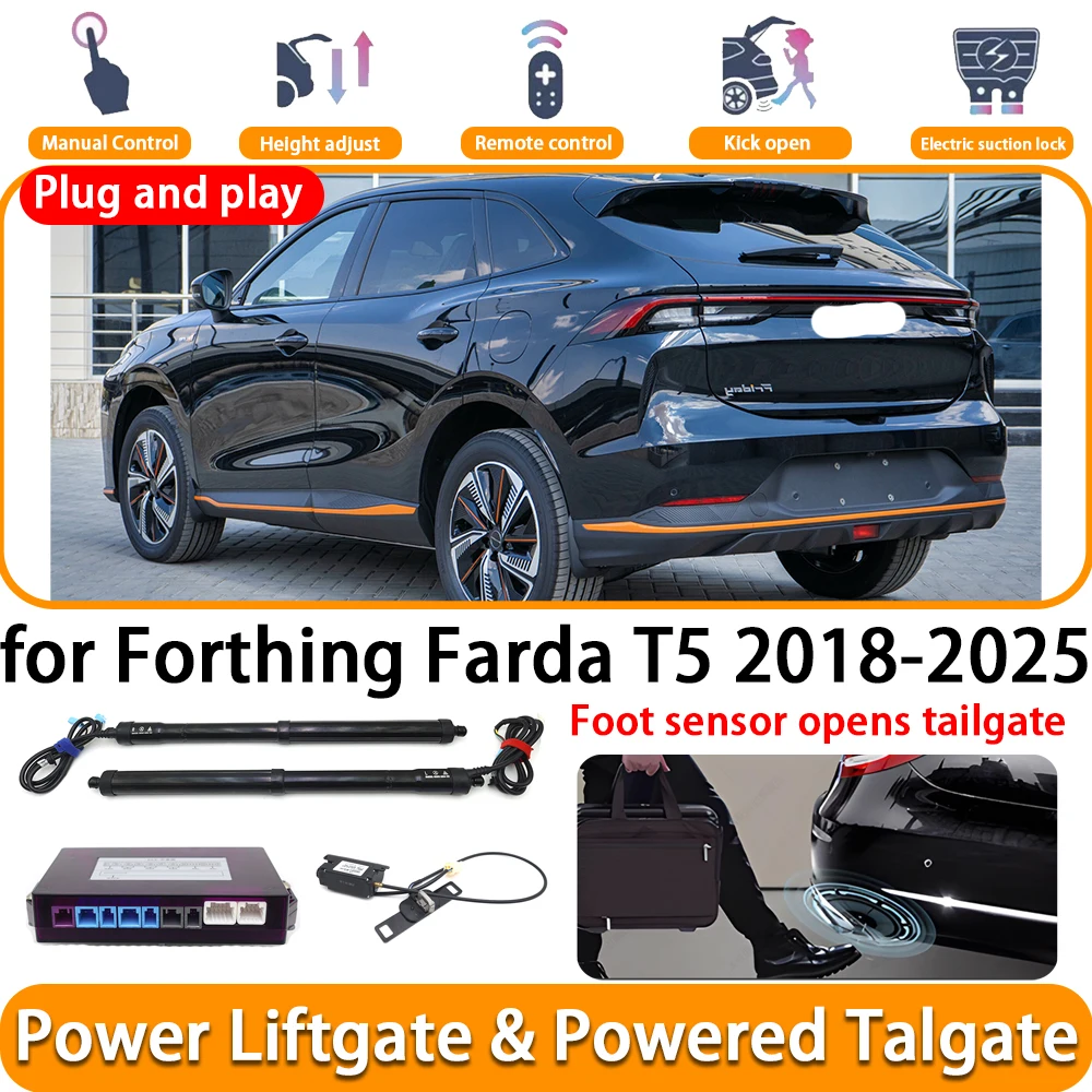 for Forthing Farda T5 2018-2025 OEM Electric Automatic Powered Tailgate Power Liftgate System Plug and Play Car Trunk Lift Kit