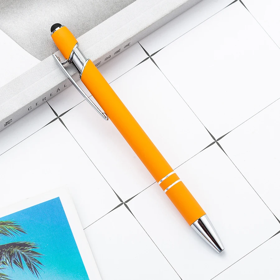 3/5Pcs Mehrfarbige Hohe Qualität Presse Stift Nette Metall Kugelschreiber Kapazitive Touch Schreibwaren Schule Bürobedarf – Detail 12