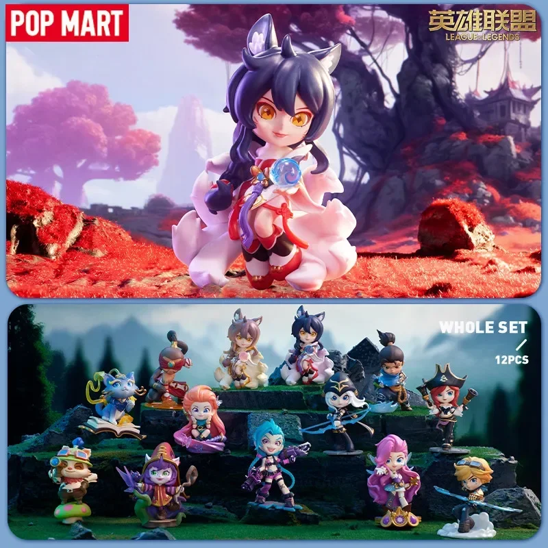 POP MART The League of Legends Classic Character Series Blind Box Toys Kawaii Anime Action Figure Caixa Caja Surpris Mystery Box