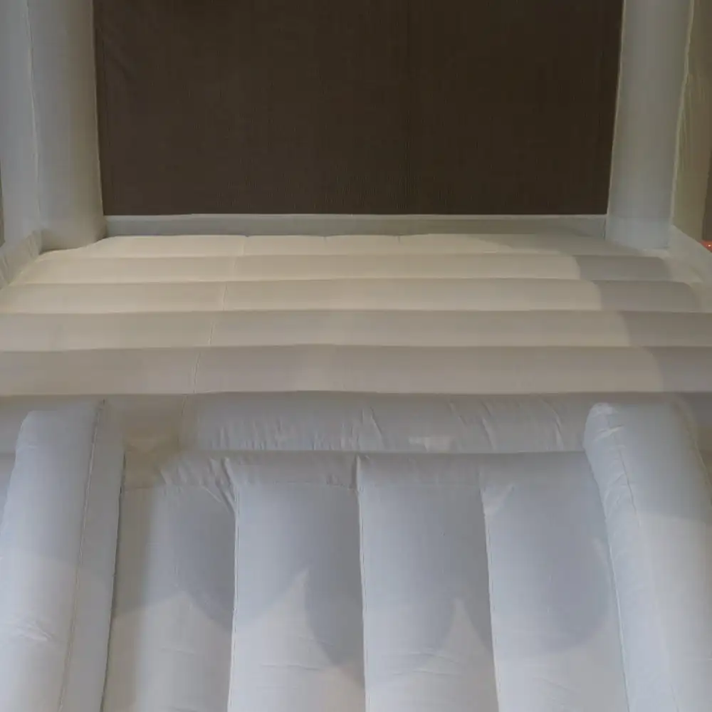 4M White Bounce House with Slide and Ball Pit, Multifunctional Inflatable Bouncer Oxford jumping castle kids birthday gift