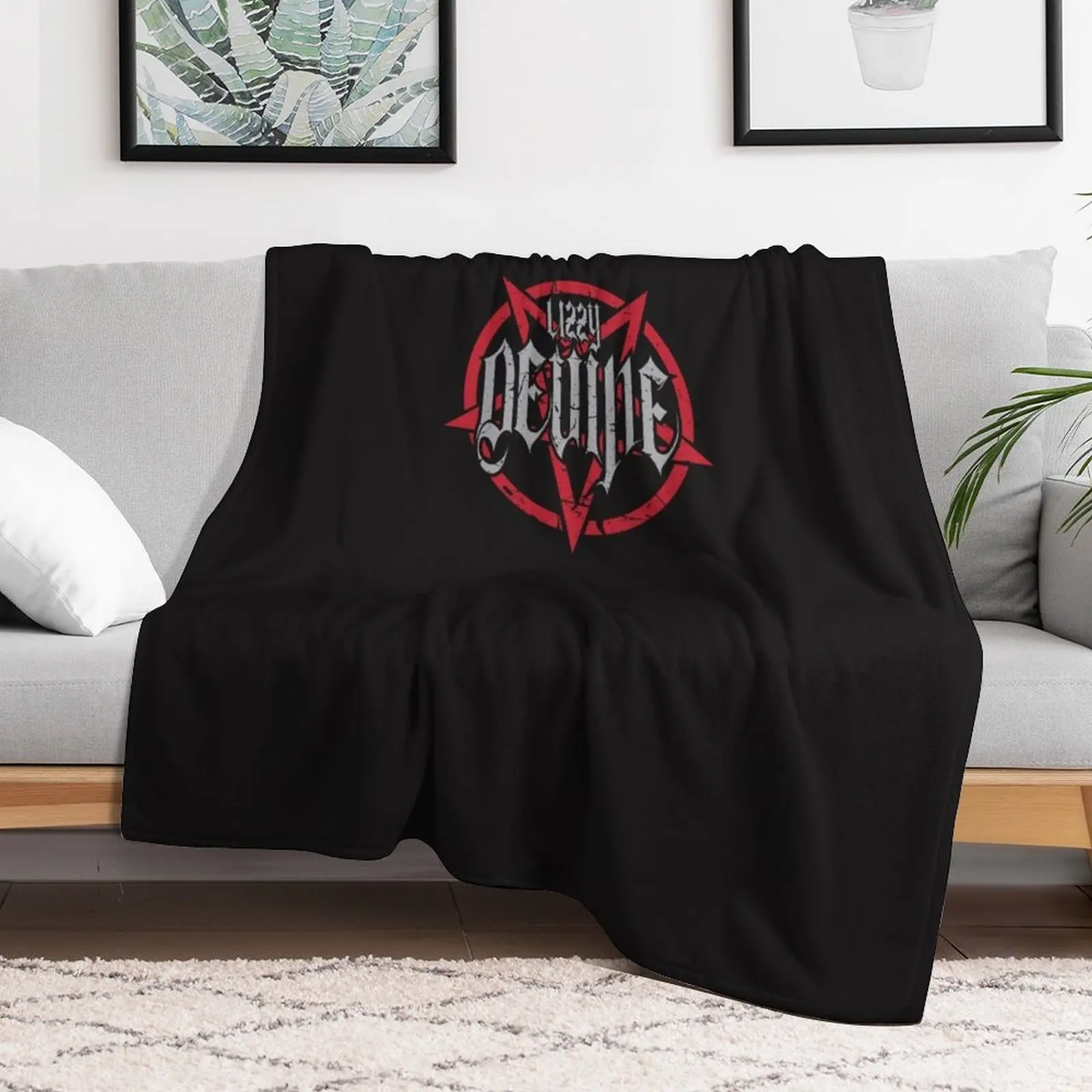 Lizzy Devine - Pentagram Logo Essential T-Shirt Throw Blanket Heavy Furrys for winter Blankets