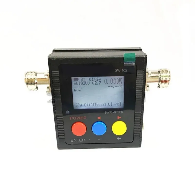 SW-102 Digital VHF/UHF 125-525Mhz Power & SWR Meter and Frequency Counter Digital Display Frequency Meter