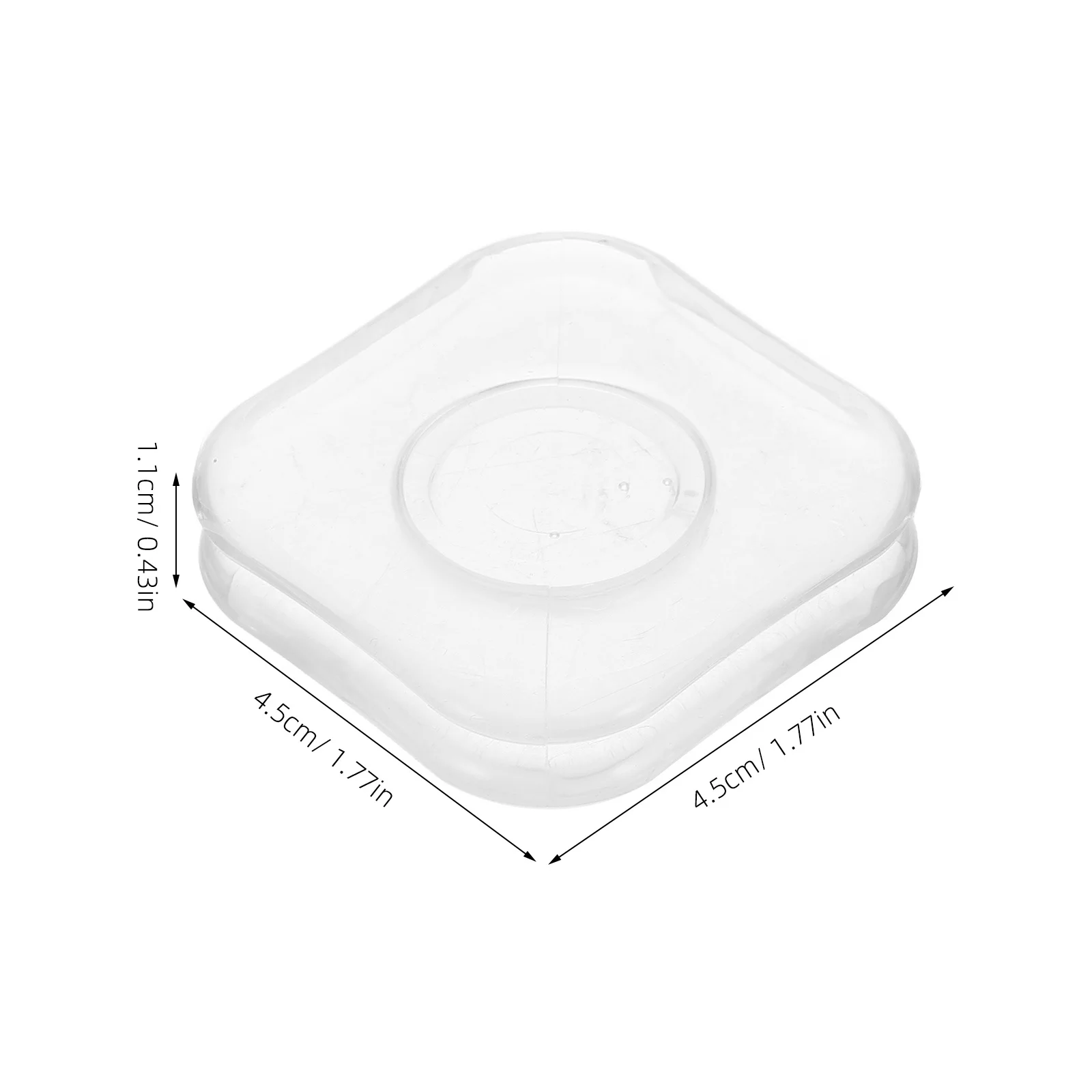 2Pcs Nano Gel Pad Phone Holder Pad Reusable Traceless Adhesive Car Mount Multi-Functional Universal Small Device Organizer